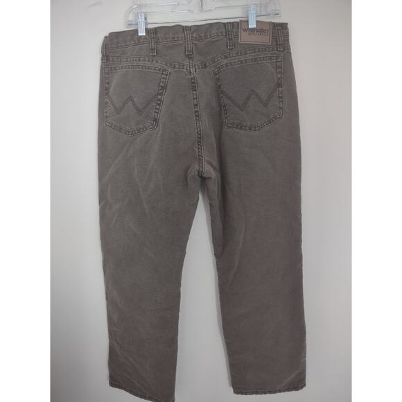 Wrangler Fleece lined Pants 36x30 Workwear outdoors Cowboy Classic Warm - Picture 6 of 6